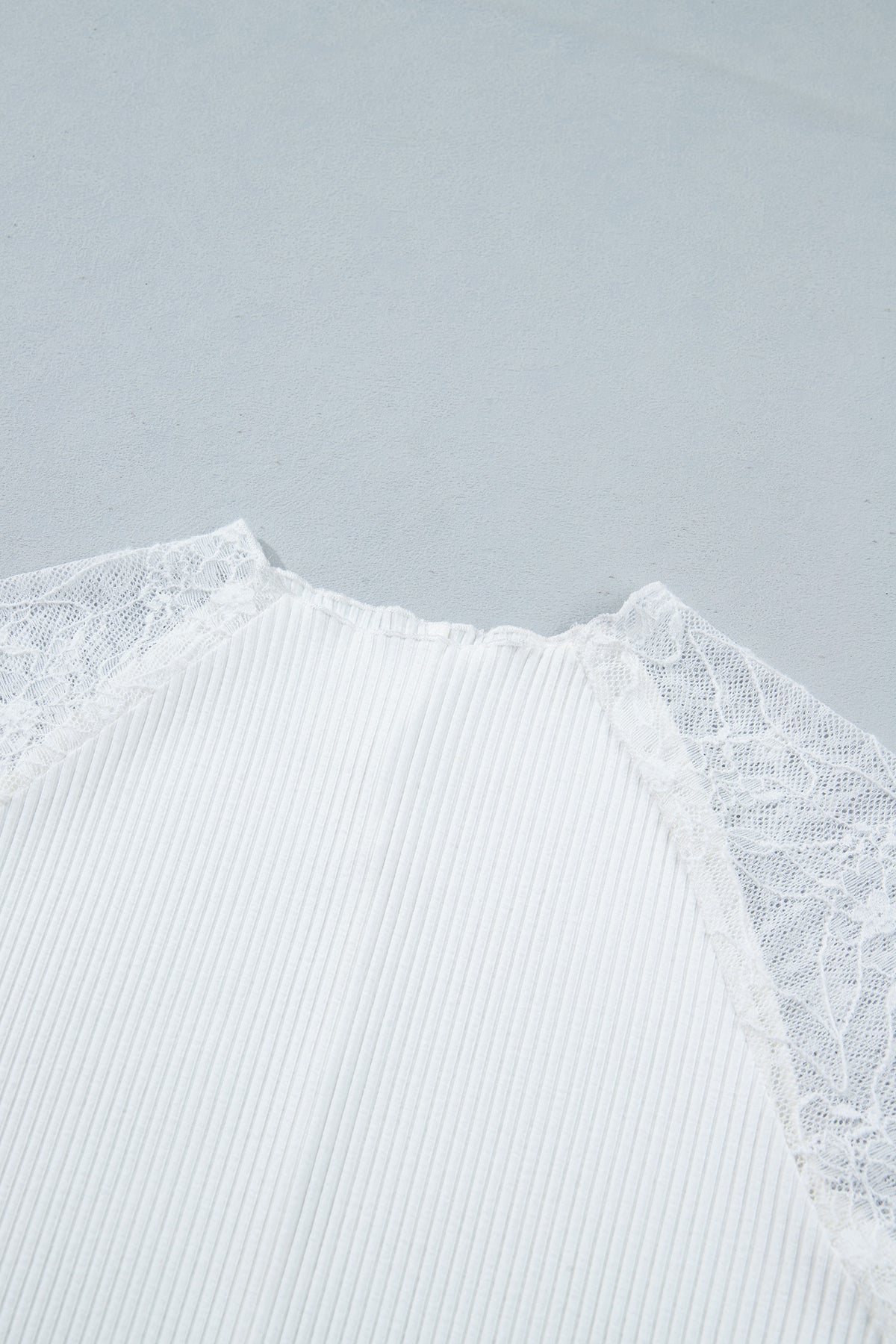 Sheer Lace Long Sleeve Top