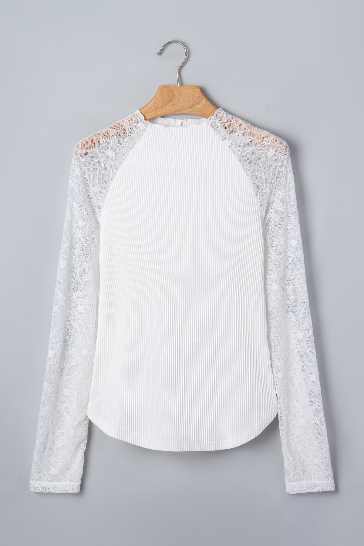 Sheer Lace Long Sleeve Top
