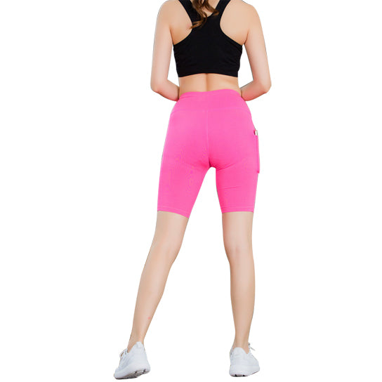 Yoga Shorts With Phone Pocket