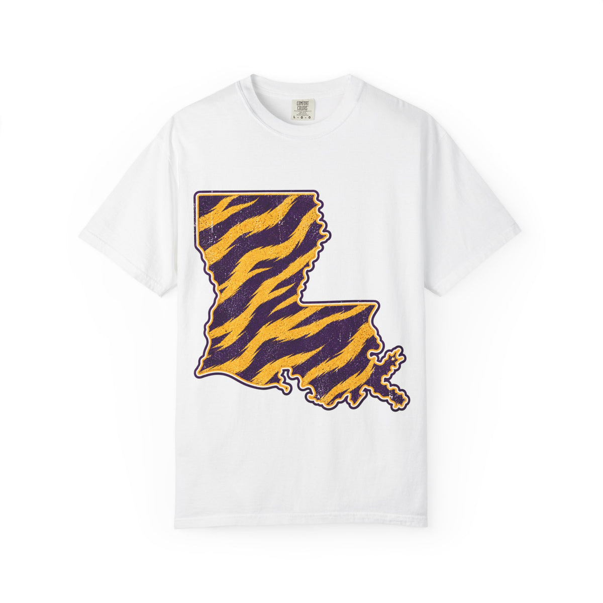 Women's Tee - LA tiger stripe