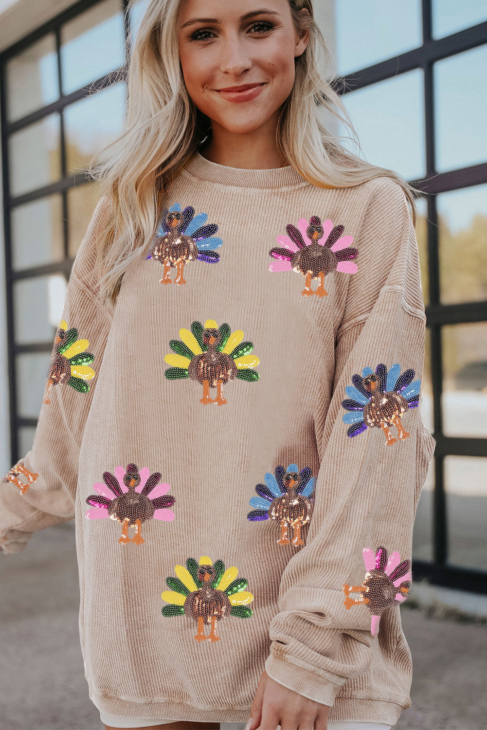 Turkey Corded Baggy Sweatshirt