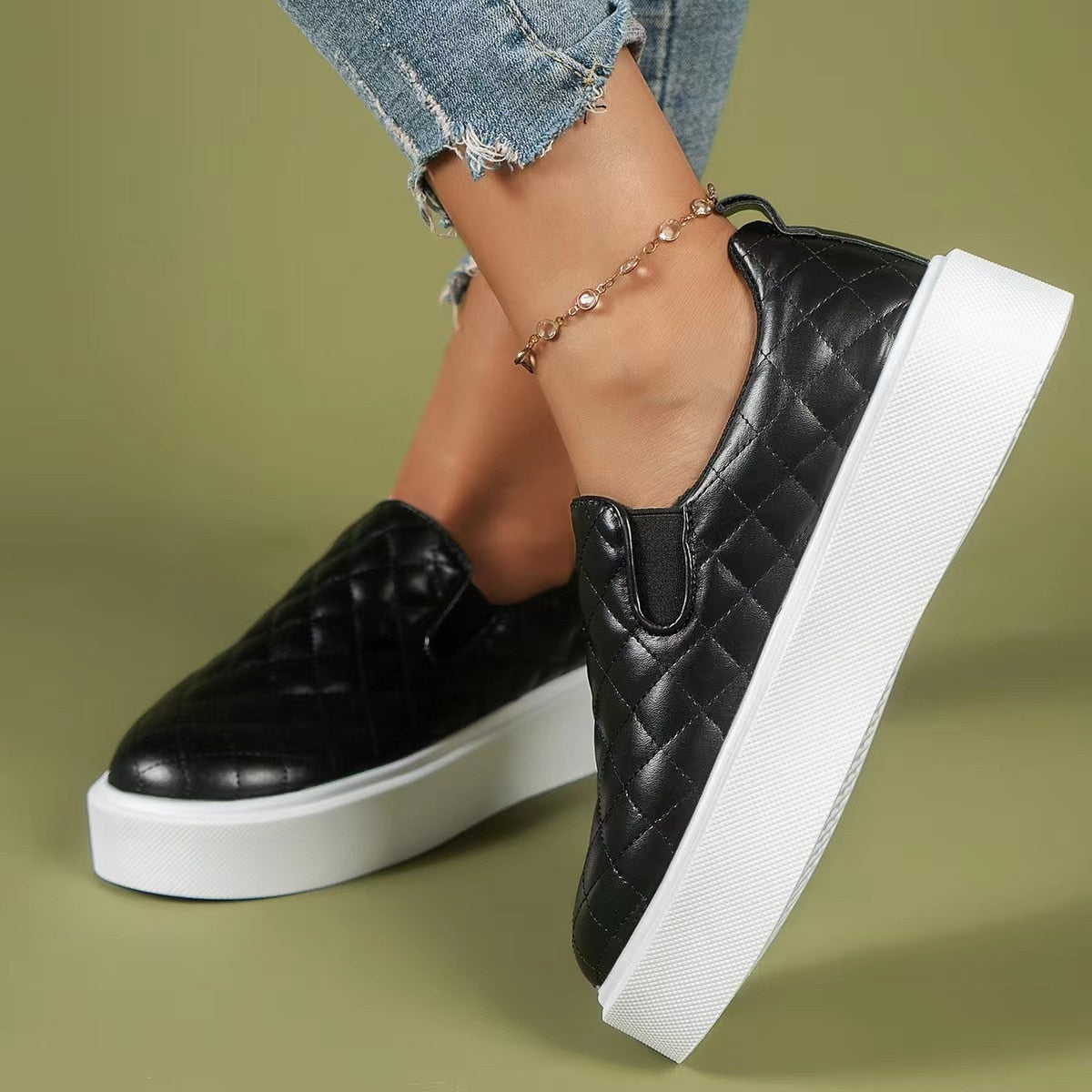 Slip-on Platform Lightweight Loafers