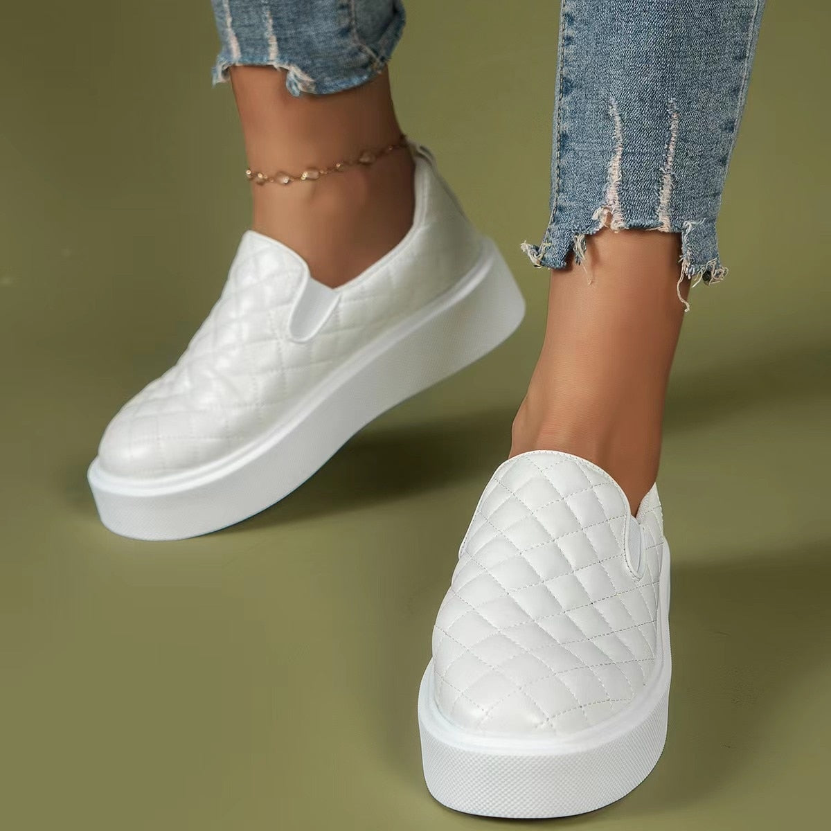 Slip-on Platform Lightweight Loafers