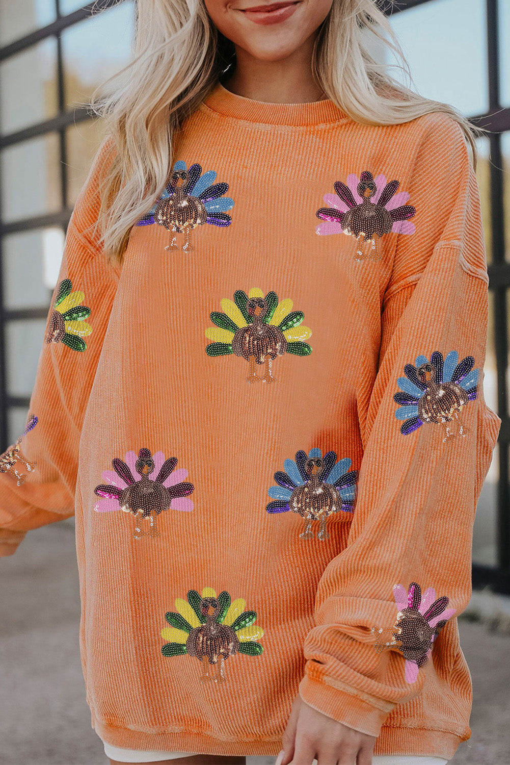 Turkey Corded Baggy Sweatshirt