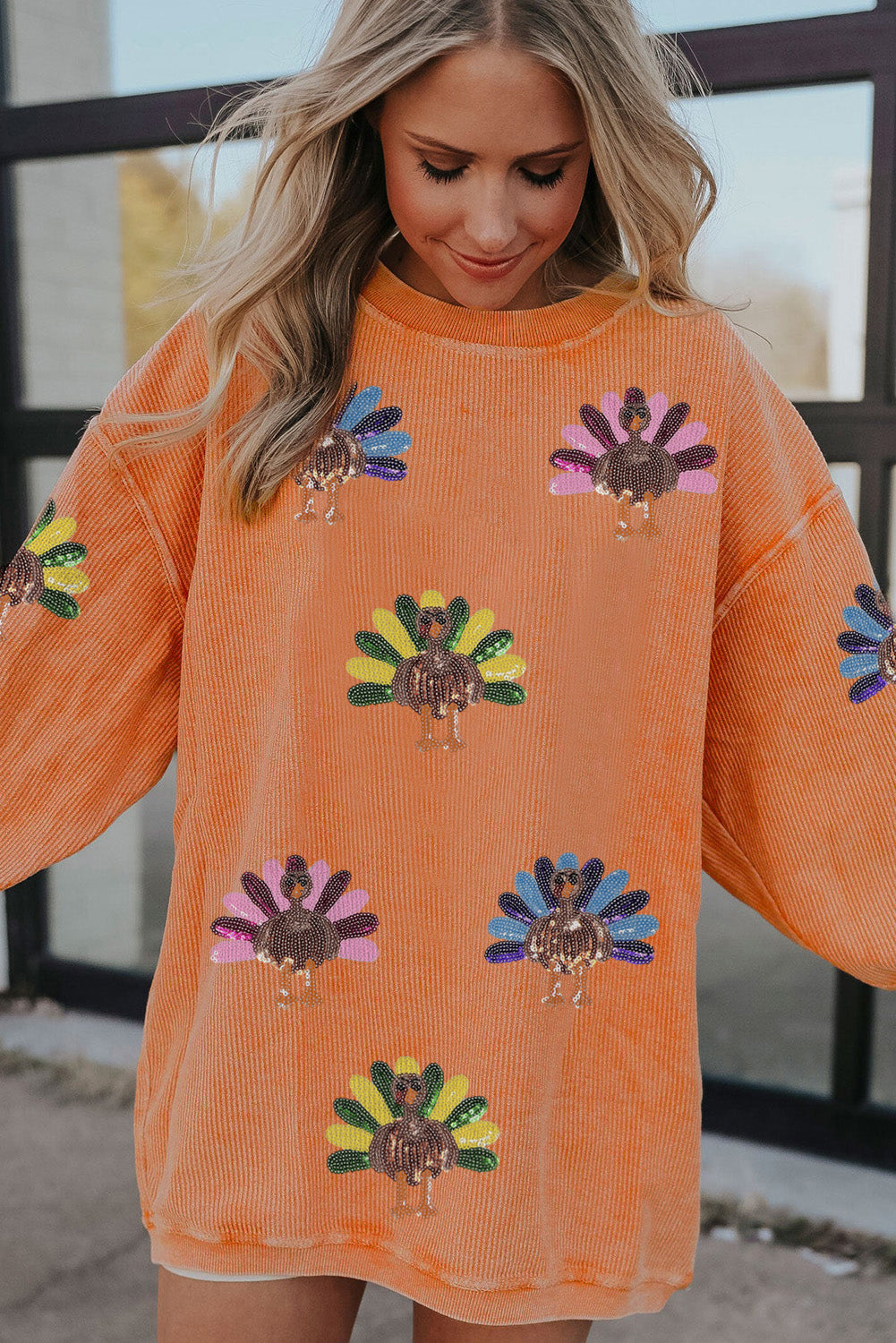 Turkey Corded Baggy Sweatshirt