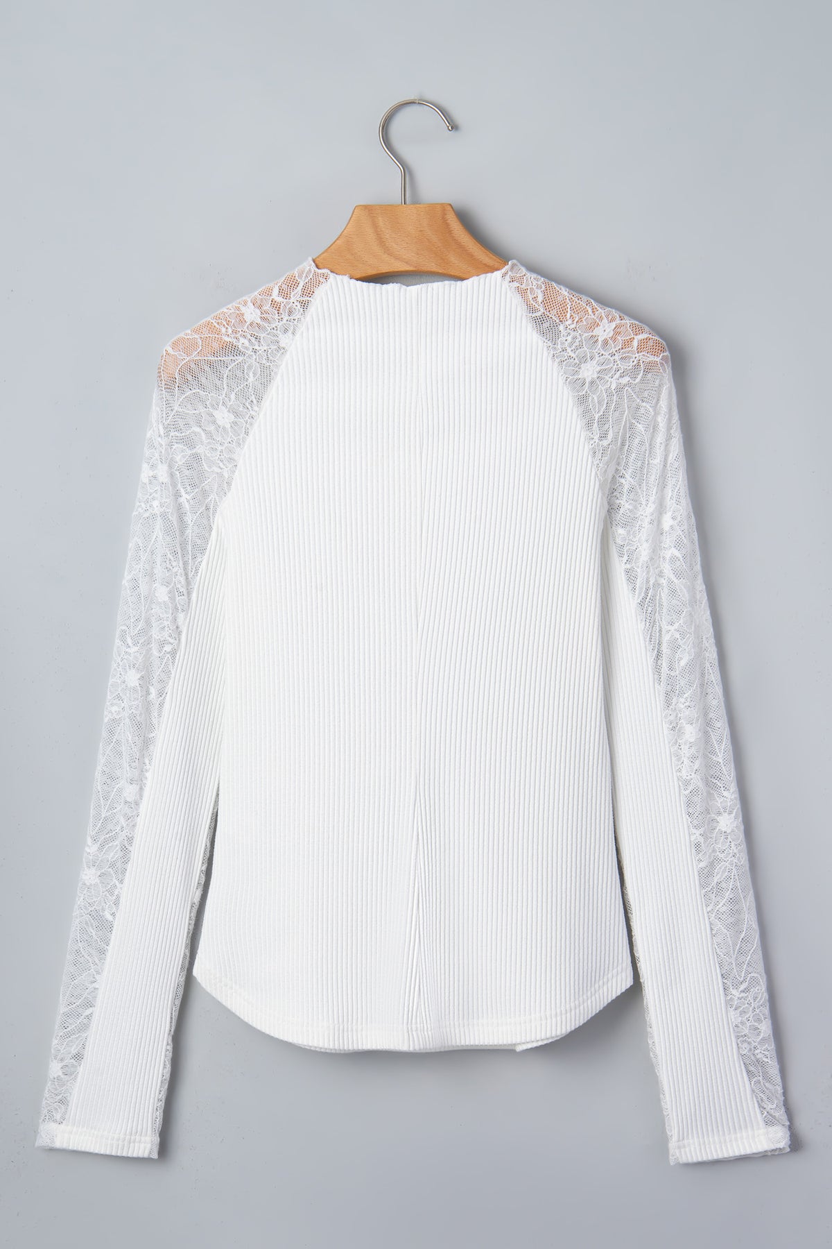 Sheer Lace Long Sleeve Top